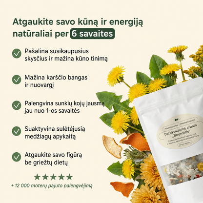 Menopauzės detoksikacinė arbata – Baumélis